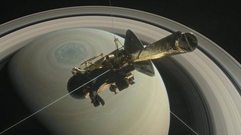Sonda Cassini se autodestruye en atmósfera de Saturno
