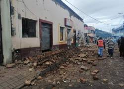 Decenas de viviendas resultaron afectadas por el sismo que tuvo como epicentro a Carchi