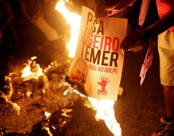Protestas en Brasil en contra el presidente interino Michel Temer