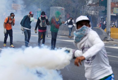 Continúan manifestaciones contra el presidente de Venezuela