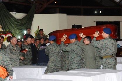 Quito recibe los cuerpos de los militares fallecidos en Pastaza