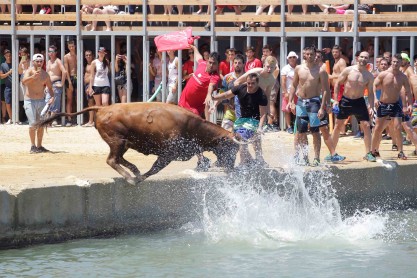Finalizan los encierros de toros por las fiestas en Pamplona