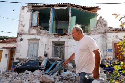 Un poderoso sismo de magnitud 6,3 que golpeó a Egeo, Grecia