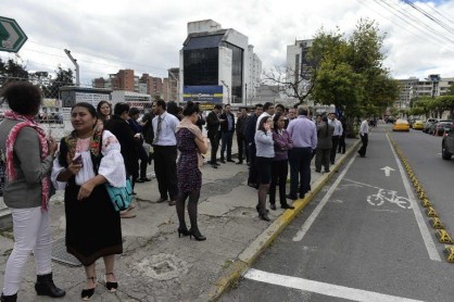 Así se vivió el sismo de 6.8 en Ecuador