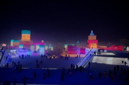 China se transforma en una &quot;ciudad de hielo&quot;