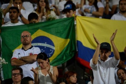 Tragedia del club Chapecoense une a Colombia y Brasil