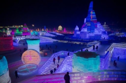 China se transforma en una &quot;ciudad de hielo&quot;