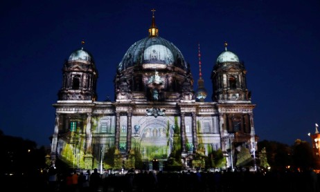 Berlín se ilumina durante el Festival de Luces