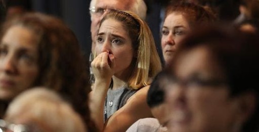 Lágrimas en la sede de los demócratas