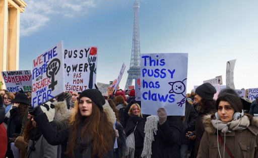 Miles asisten a la Marcha de Mujeres en Washington