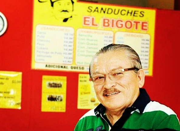 Murió Julio Galarza, dueño de sánduches &quot;El Bigote&quot; en Guayaquil