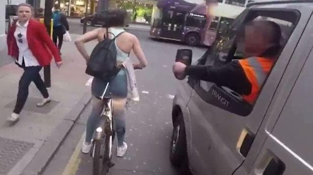 Video de ciclista que se vengó de acosadores podría ser falso