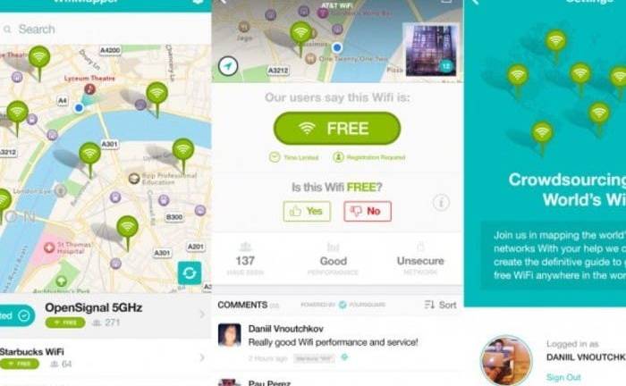 Una aplicación que permite encontrar Wi-Fi gratis en cualquier parte del mundo