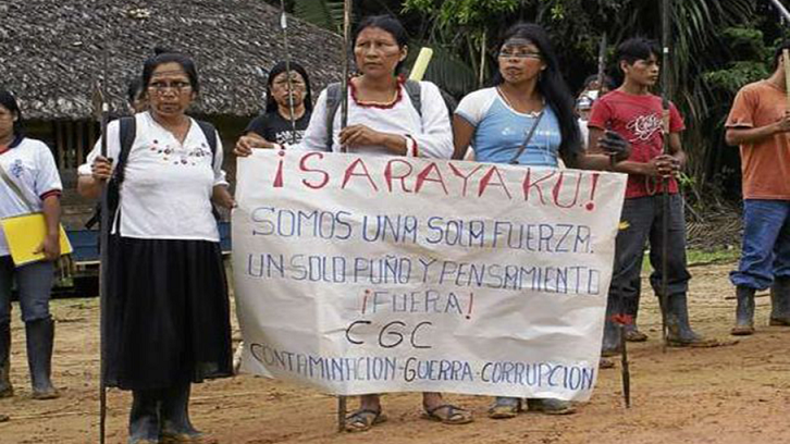 Pueblo Sarayaku dice que el país incumple fallo de CorteIDH