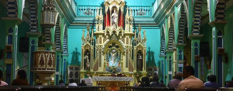 $!La Iglesia del Santuario de la Virgen del Carmen de Zaruma fue edificada entre 1912 y 1930.