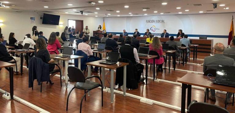 El concurso para jueces de la Corte Nacional de Justicia, iniciado por Wilman Terán, fue anulado tras su detención. Este momento hay otro concurso que también ha recibido cuestionamientos. $!El concurso para jueces de la Corte Nacional de Justicia, iniciado por Wilman Terán, fue anulado tras su detención. Este momento hay otro concurso que también ha recibido cuestionamientos.