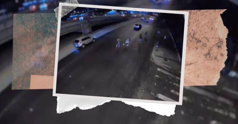 Momento en que militares detienen a los niños de Las Malvinas. $!Momento en que militares detienen a los niños de Las Malvinas.