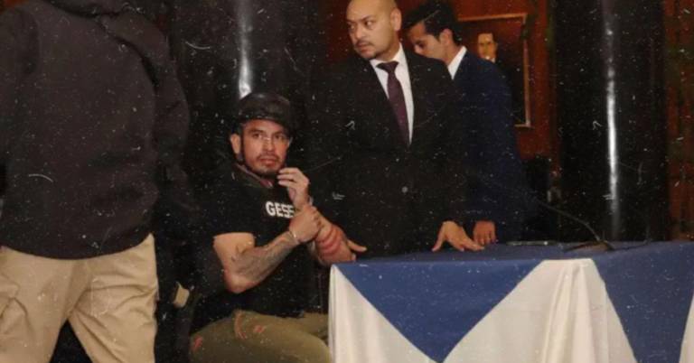 Daniel Salcedo en la Asamblea. $!Daniel Salcedo en la Asamblea.