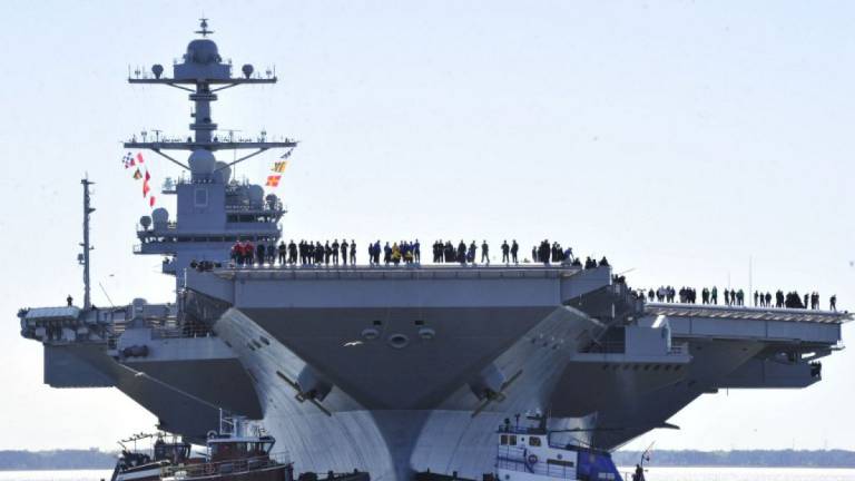 Portaaviones de EEUU llegará al Mar de Japón en cuestión de días