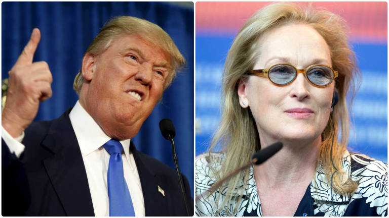 Trump ataca a Streep y la tilda de actriz &quot;sobrevalorada&quot;