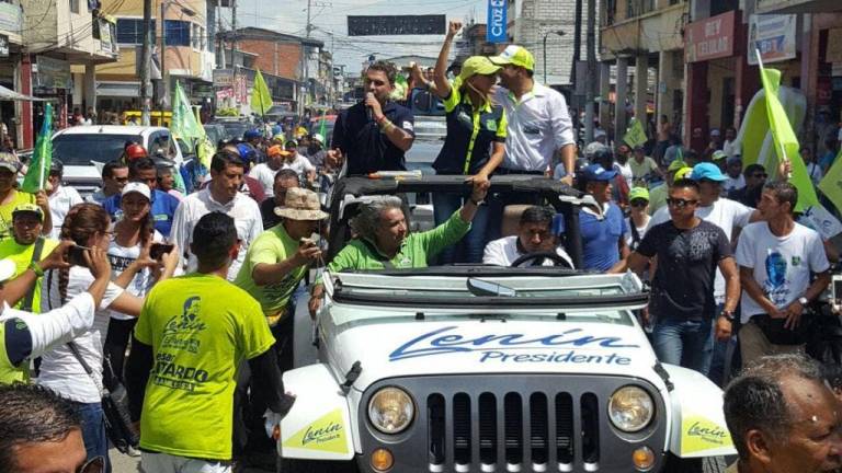 Moreno cumple recorrido electoral en la provincia de Los Ríos