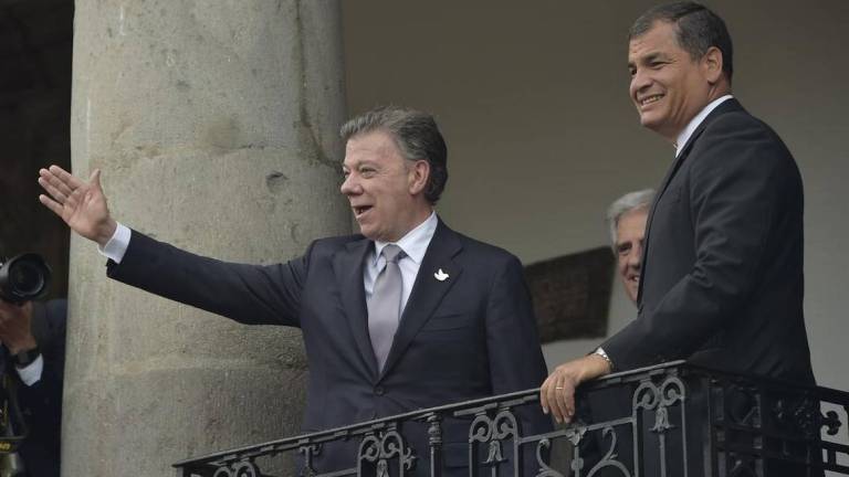 Correa y Santos hablarán de seguridad, frontera y economía