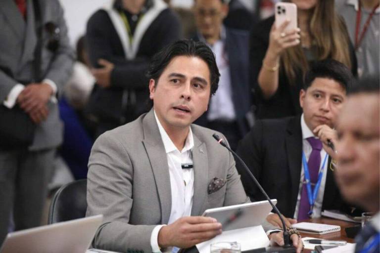 Fabián Calero, entonces gerente de Celec, acudió a la Comisión de Transparencia para explicar el proceso de contratación. $!Fabián Calero, entonces gerente de Celec, acudió a la Comisión de Transparencia para explicar el proceso de contratación.