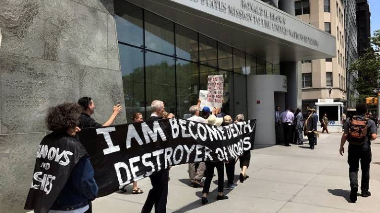 Detenidos 19 activistas antinucleares en una protesta en NY