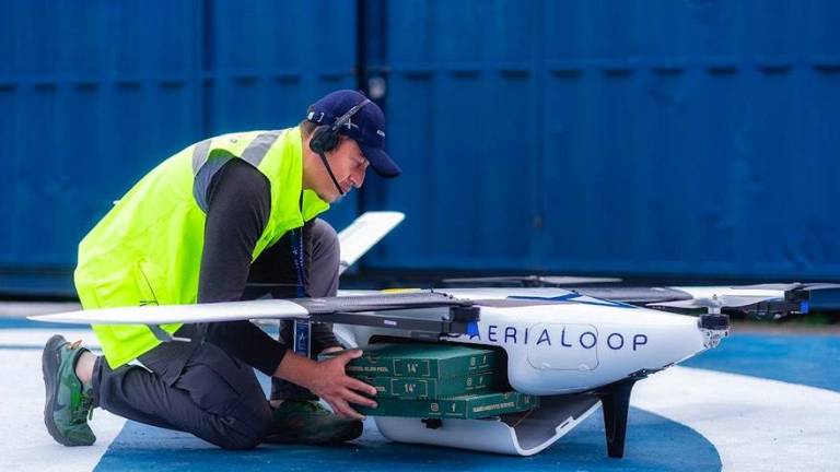 Aerialoop: la empresa que hace entregas con drones en Quito