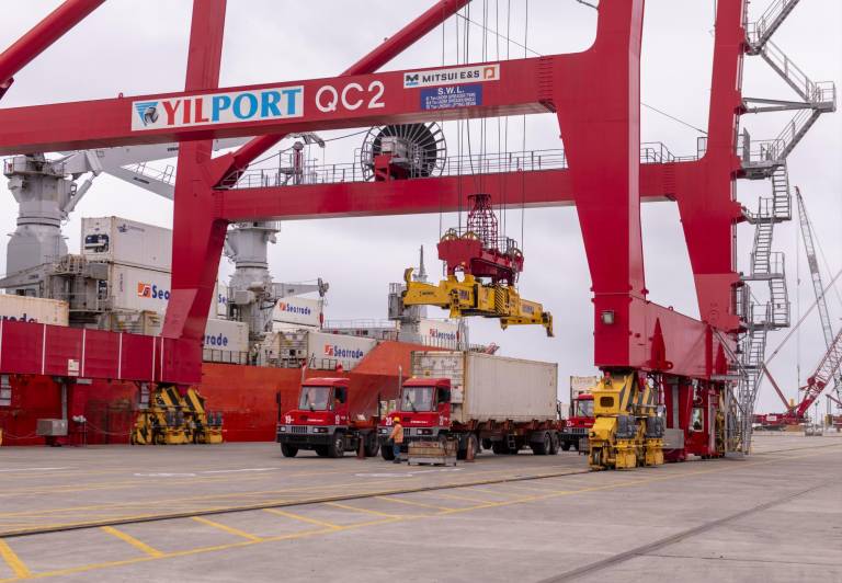 $!Yilport es una multinacional turca que opera Puerto Bolívar. Eligieron ese puerto por su potencial de crecimiento, indican sus voceros.