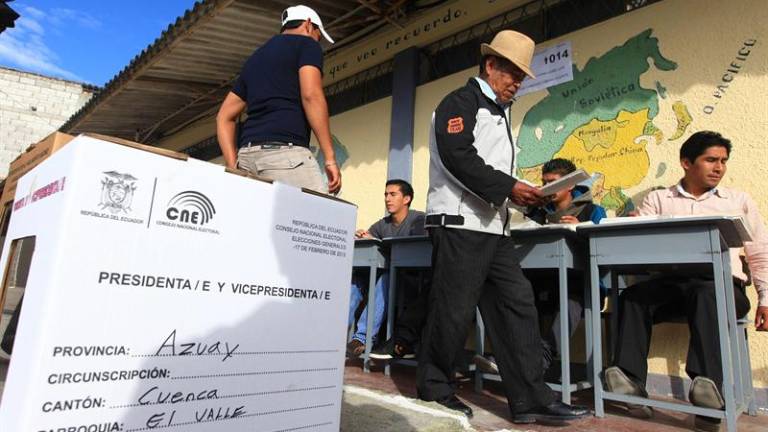 Ecuador, listo para ir a las urnas este 19 de febrero, según el CNE