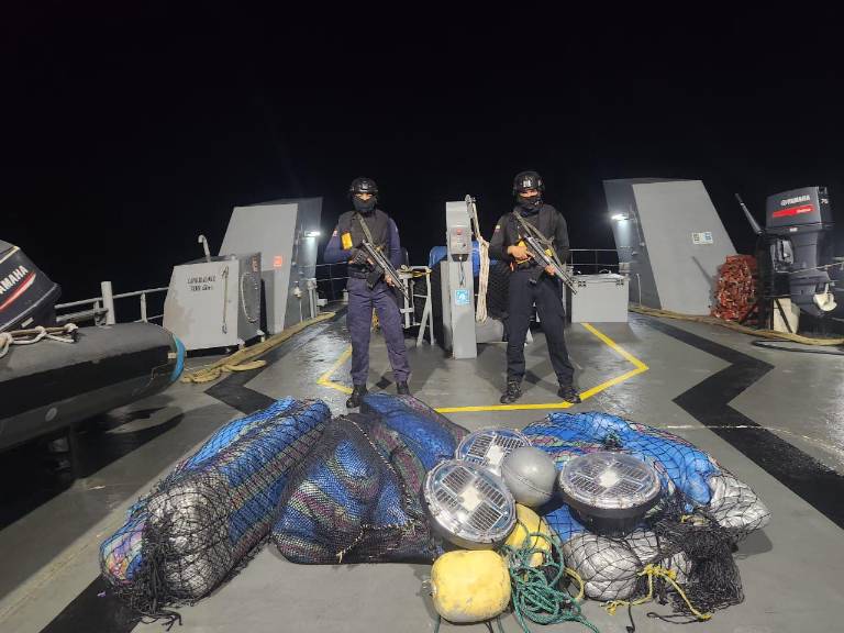 Momento que la Armada ejecuta el operativo. $!Momento que la Armada ejecuta el operativo.