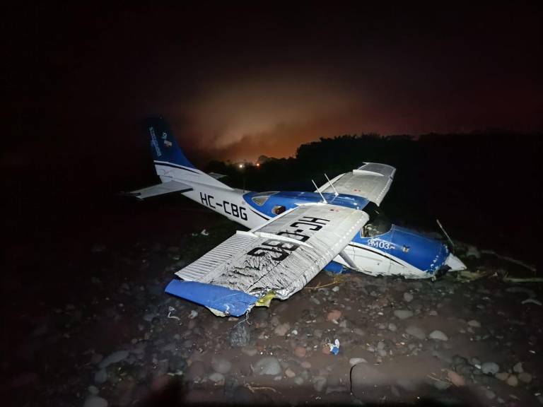 Una avioneta cayó cerca del río Upano y deja cuatro heridos en Morona Santiago $!Una avioneta cayó cerca del río Upano y deja cuatro heridos en Morona Santiago