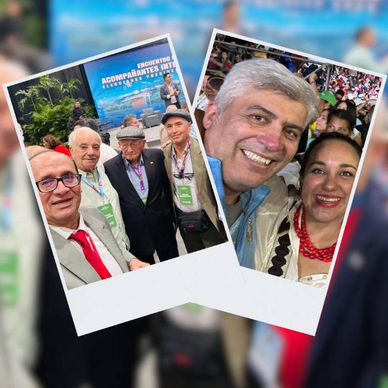 Personajes afines al correísmo estuvieron como observadores de las elecciones en Venezuela. $!Personajes afines al correísmo estuvieron como observadores de las elecciones en Venezuela.