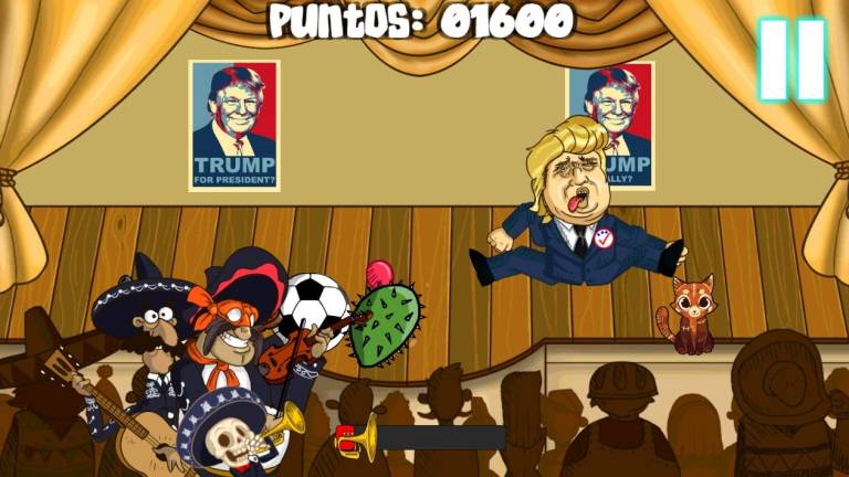 Mexicanos crean videojuego para canalizar su enfado contra Trump