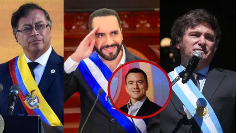 Daniel Noboa lanza polémicas declaraciones contra Petro, Bukele y Milei: snob, arrogantes y llenos de sí mismos Daniel Noboa lanza polémicas declaraciones contra Petro, Bukele y Milei: snob, arrogantes y llenos de sí mismos