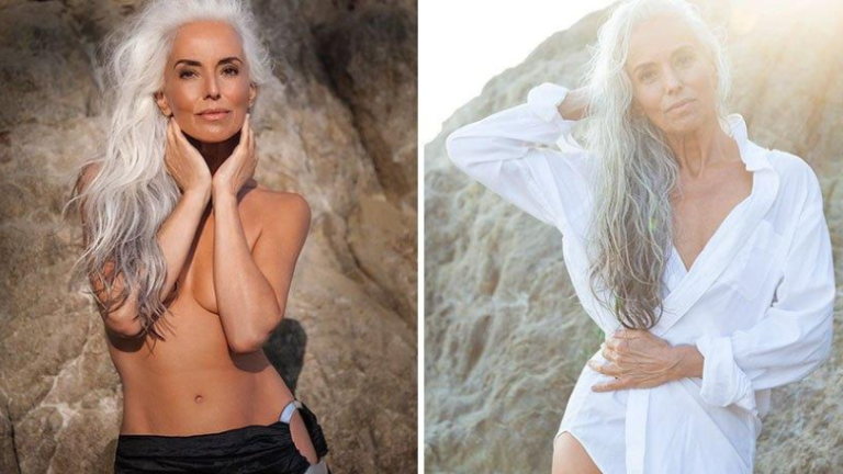 Modelo de 61 años revela sus secretos de belleza