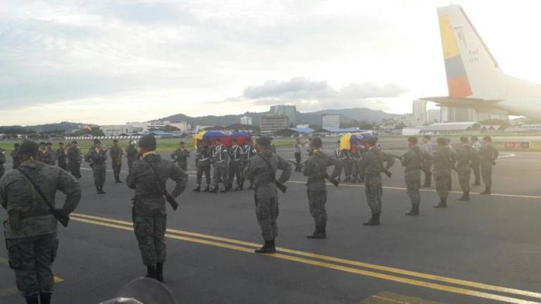 Militares fallecidos recibirán homenaje en Guayaquil