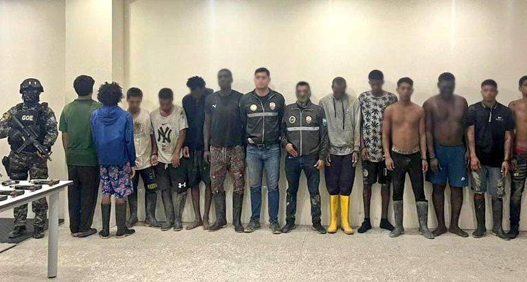 Así se logró la captura de 12 presuntos miembros de Los Lobos, tras una alerta de asesinato en Zamora Chinchipe
