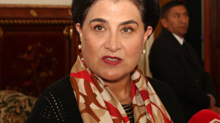 Fotografía de archivo de la canciller ecuatoriana Gabriela Sommerfeld.