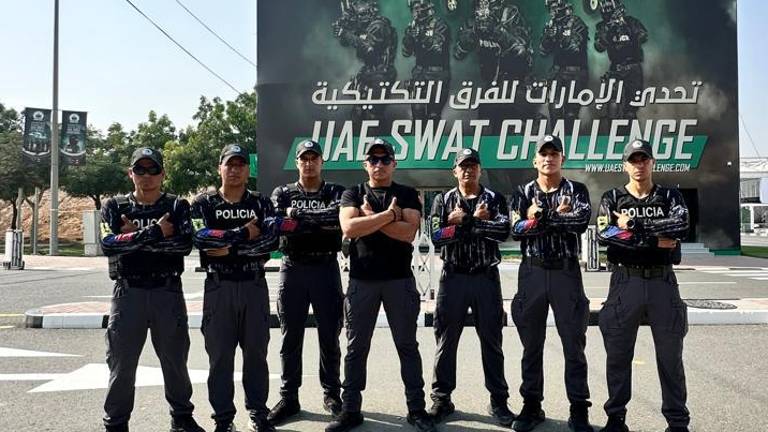 Policía de Ecuador logró el primer lugar a nivel regional en el UAE Swat Challenge de Dubái