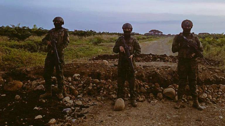 El Ejército destruye una pista clandestina utilizada por redes de narcotráfico en Los Ríos