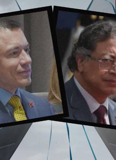 Daniel Noboa y Gustavo Petro se enfrentan en una guerra comercial.