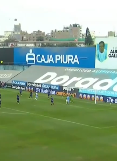 Temblor detuvo un partido de fútbol en la ciudad de Lima, Perú.