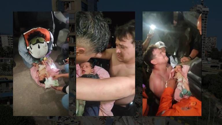 Terremoto en Venezuela: rescatan a un bebé recién nacido entre los escombros