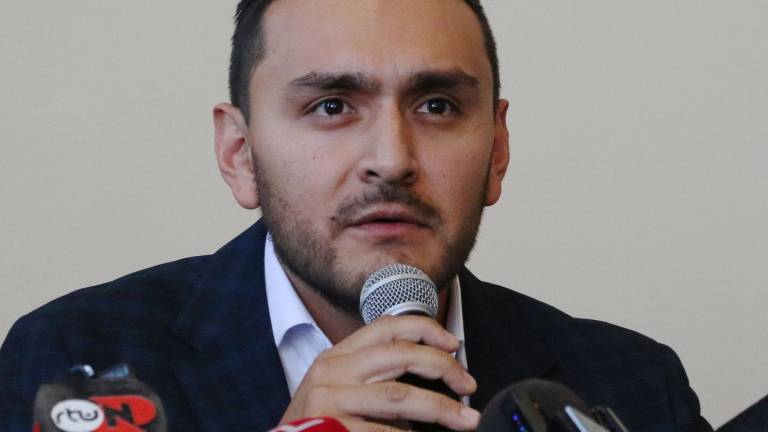 Rueda de prensa de Sebastián Barreiro, hijo de Verónica Abad.