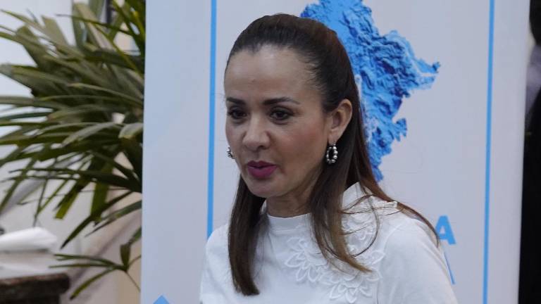 Fotografía de archivo de la prefecta del Guayas, Marcela Aguiñaga.