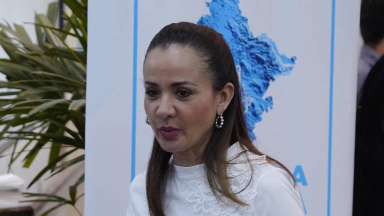 Fotografía de archivo de la prefecta del Guayas. Marcela Aguiñaga.