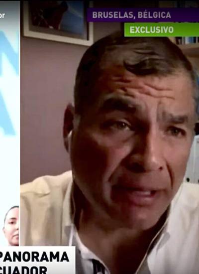 Rafael Correa es uno de los invitados recurrentes en Rusia Today (RT) .