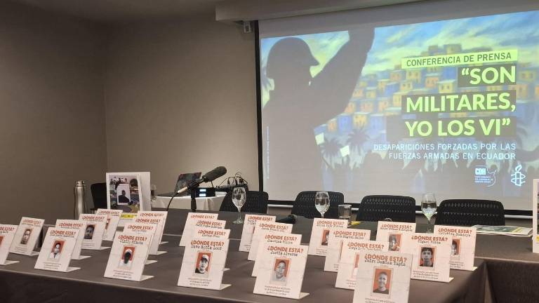 'Son militares, yo los vi': alertan 40 desapariciones forzadas en Ecuador en 2024